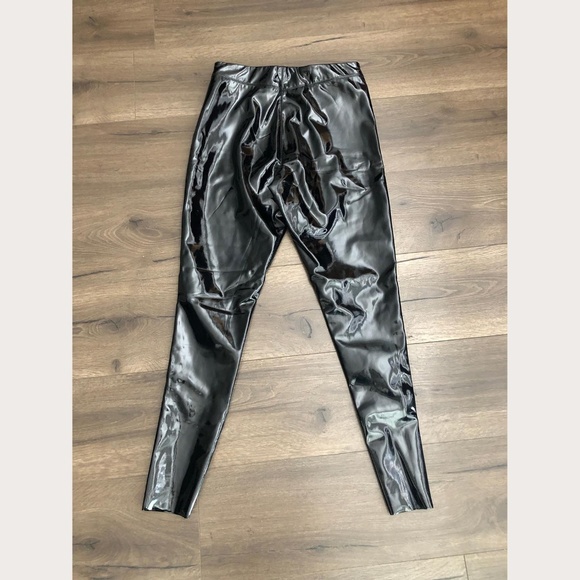 Topshop Shiny Patent Leather Vinyl Skinny Pants - Picture 5 of 7